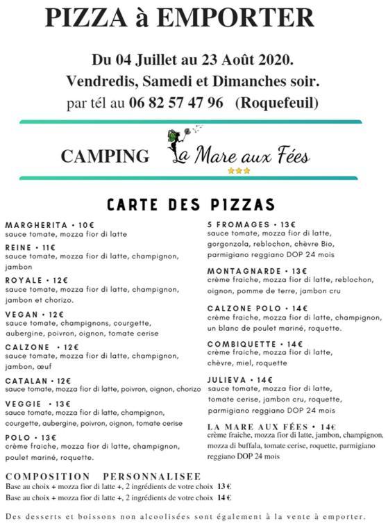 Camping La Mare aux Fées Hotel Roquefeuil Esterno foto